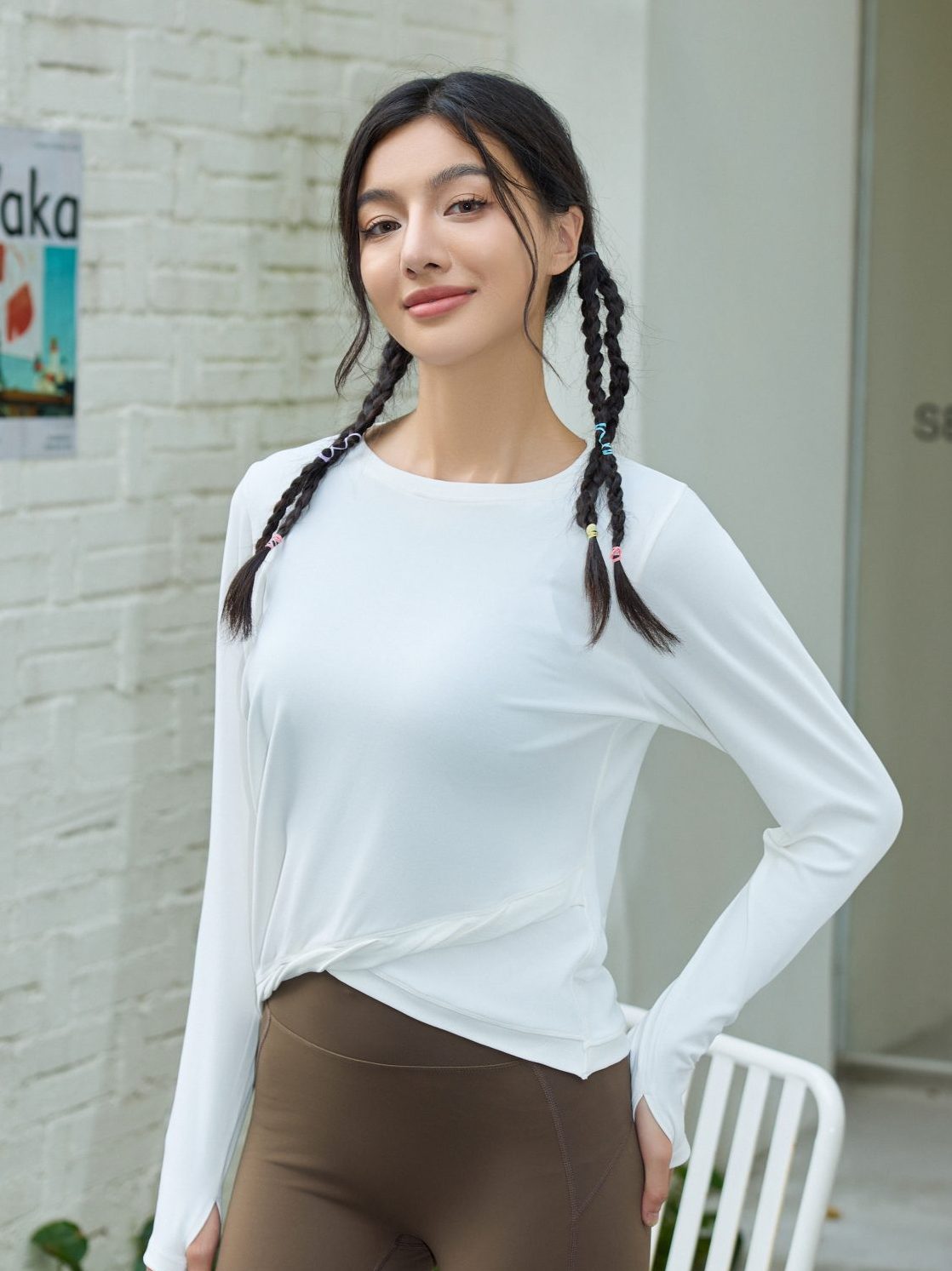 7/8 leggings with pockets - UTPALA Ultralight Waist-Length Long Sleeve T-shirt