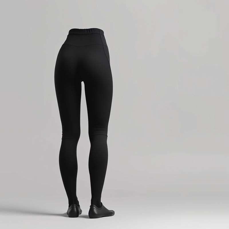 Black high waisted scrunch leggings