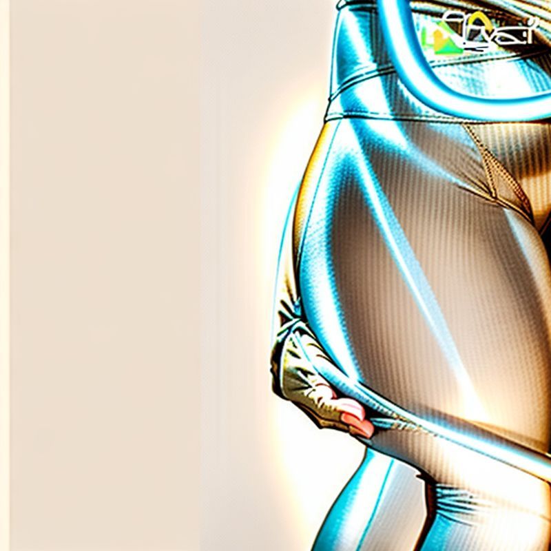 Model wearing brown flare yoga pants at a Bondi sunrise yoga session