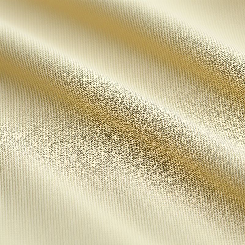 pollinations-flare-yoga-pants-3-595276 Close-up of the soft, organic bamboo fabric and stitching on our flare yoga pants.