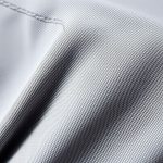 Close-up detail of organic Australian activewear yoga pants petite fabric texture and stitching.