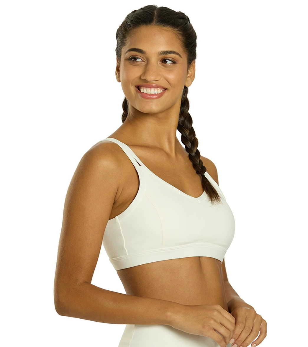 Radiant Solid Strappy Back Sports Bra Radiant Solid Strappy Back Sports Bra