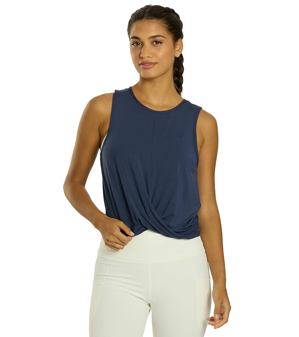 Twisted Layering Crop Tank Twisted Layering Crop Tank