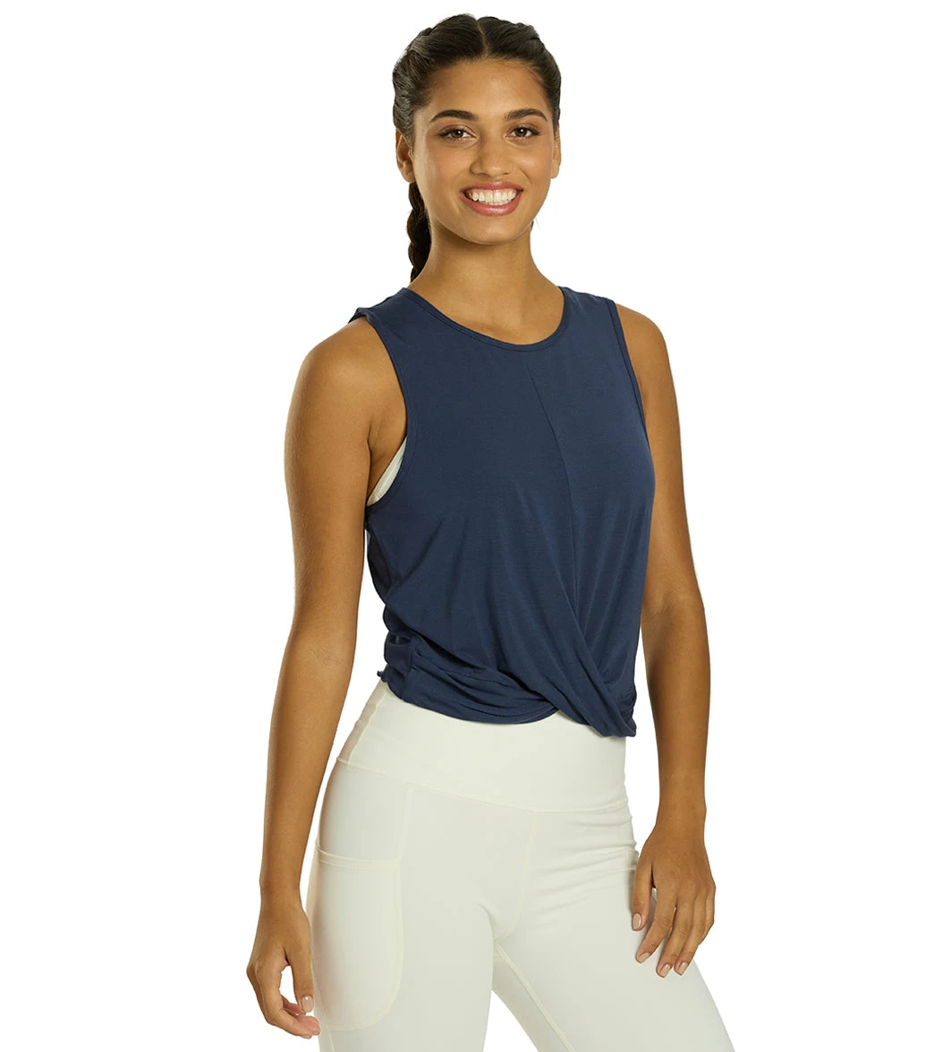 Twisted Layering Crop Tank Twisted Layering Crop Tank