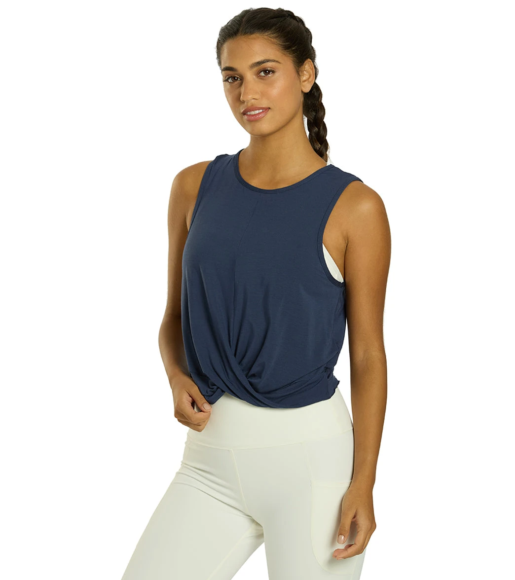 Twisted Layering Crop Tank Twisted Layering Crop Tank