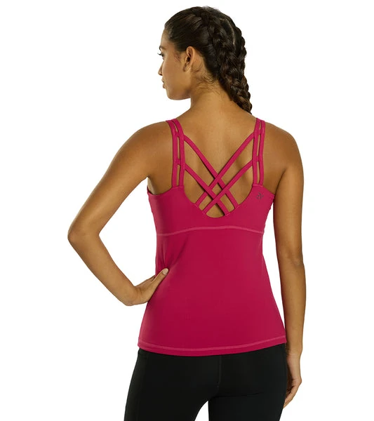 Radiant Solid Strappy Back Support Tank Radiant Solid Strappy Back Support Tank