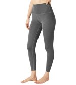Heather Rib High Waisted 7/8 Yoga Leggings