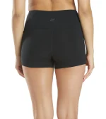 Uphold Solid High Waisted Hot Yoga shorts 1"