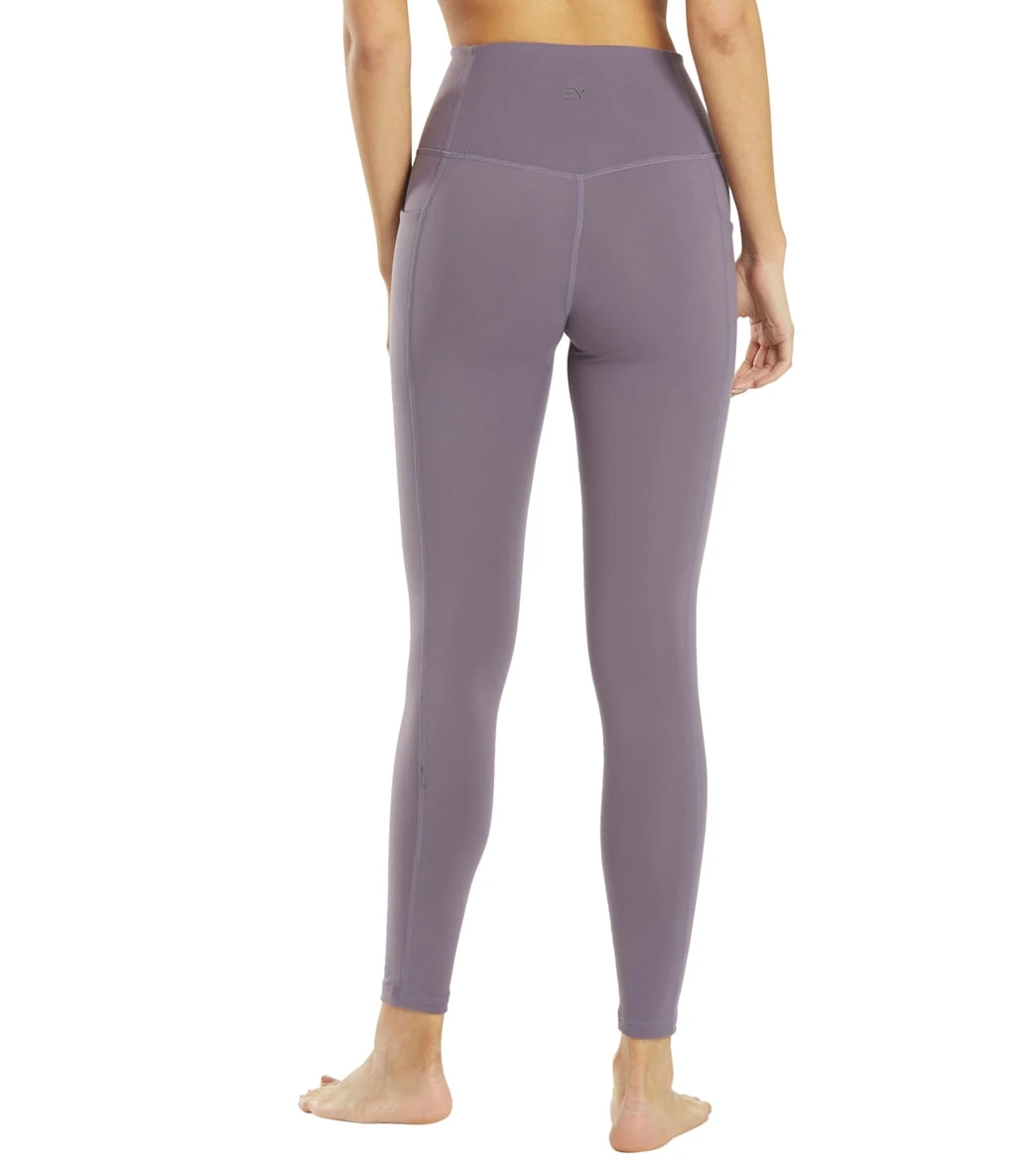 Uphold Solid High Waisted Leggings With Pockets 28" Uphold Solid High Waisted Leggings With Pockets 28"