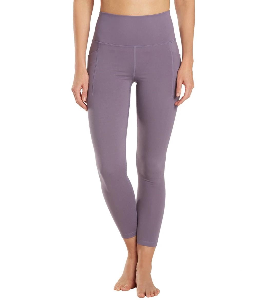 Uphold Solid High Waisted 7/8 Leggings With Pockets 25" Uphold Solid High Waisted 7/8 Leggings With Pockets 25"