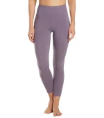Uphold Solid High Waisted 7/8 Leggings With Pockets 25"