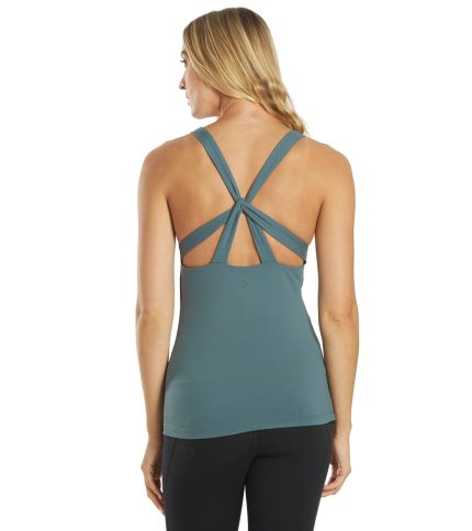 Instinct Solid Twisted Back Support Tank