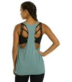 Motion Solid Racer Back Layering Tank