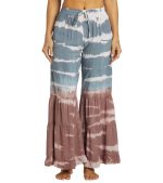 Yak & Yeti Boho Tiered Palazzo Tie Dye Pants