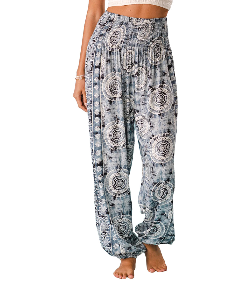 Lotus and Luna Watercolor Mandala Harem Pants Lotus and Luna Watercolor Mandala Harem Pants