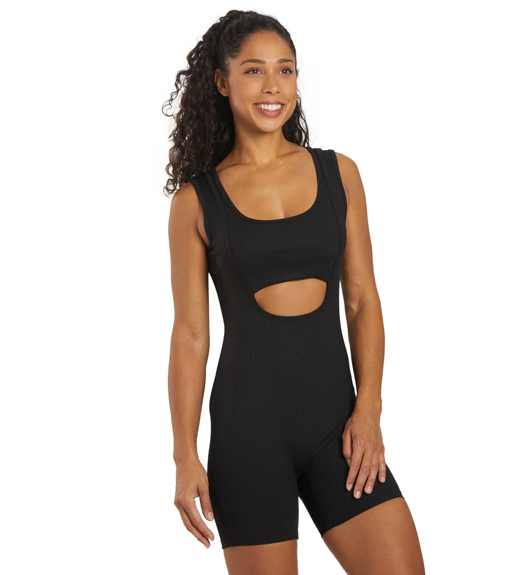 Ribbed Biker Onesie Ribbed Biker Onesie