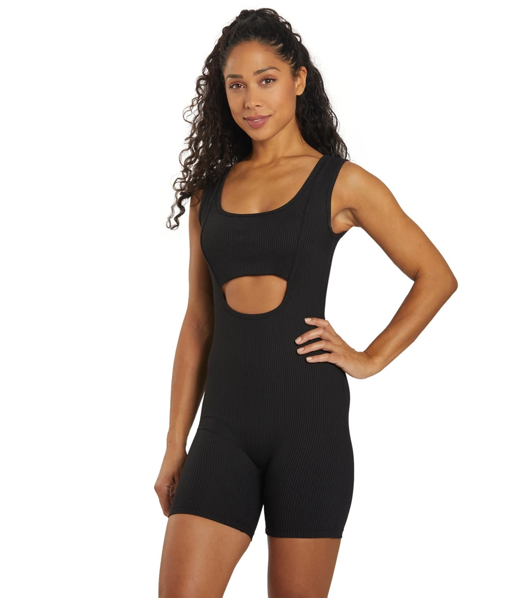 Ribbed Biker Onesie Ribbed Biker Onesie