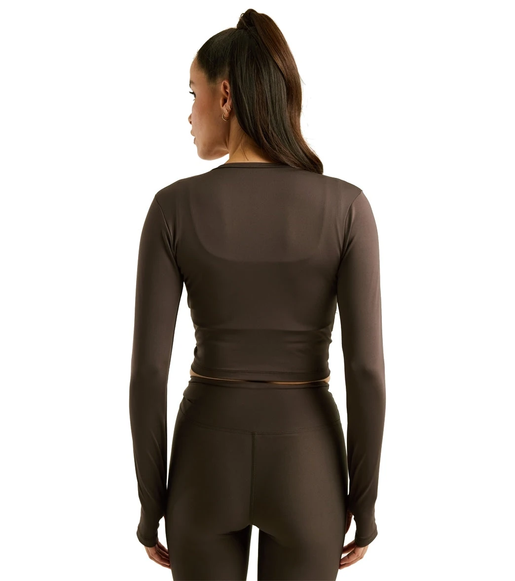 Tie Front Long Sleeve Tie Front Long Sleeve