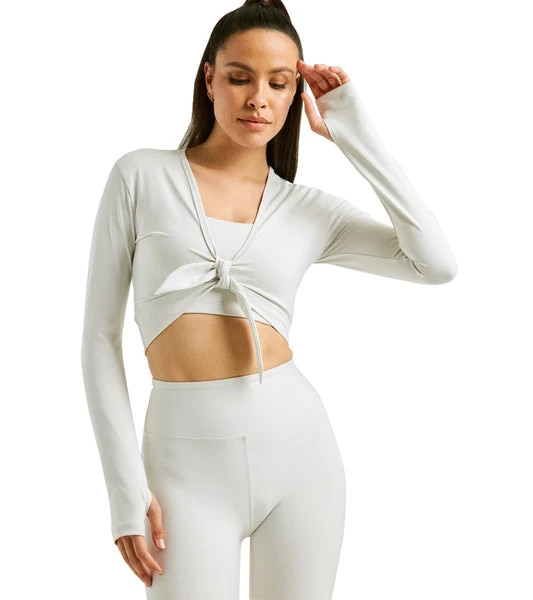 Tie Front Long Sleeve Tie Front Long Sleeve