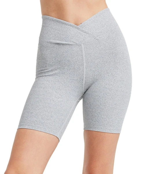 Ribbed V-Waist Biker Short bali linen - Professional Guide and Review