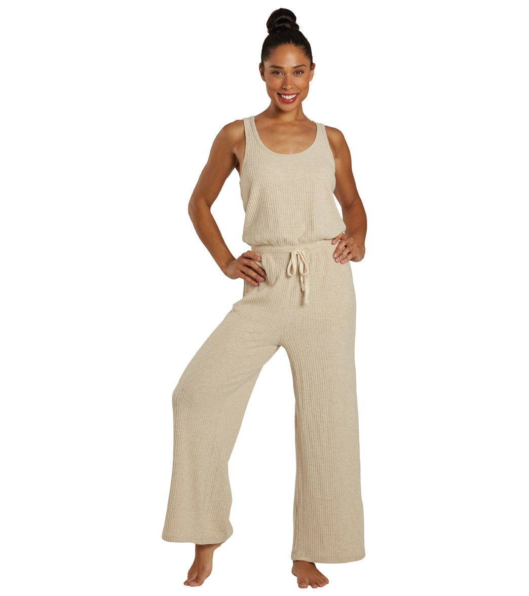 Ballet Rib Wide Leg Perfect Jumpsuit Ballet Rib Wide Leg Perfect Jumpsuit