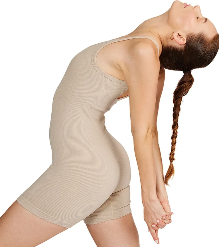 Cream Yoga Andrer Bodysuit