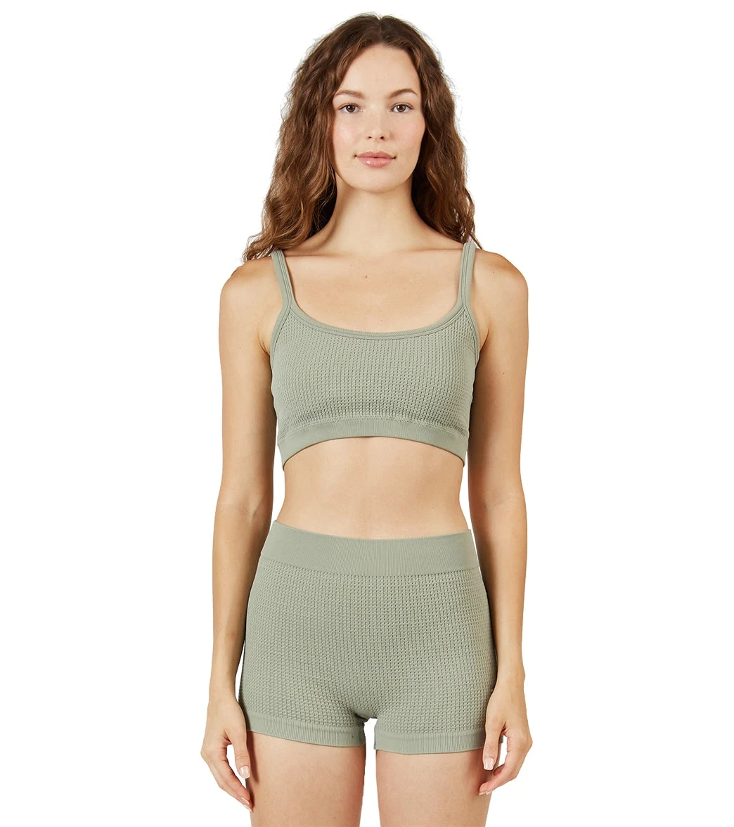 Cream Yoga Kelly Bra and Lynn Short Set buying clothes in bali - Professional Guide and Review