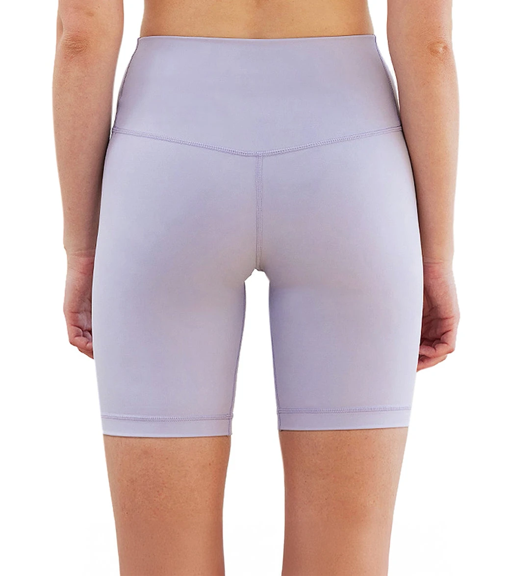 Cream Yoga Drew Biker Shorts 8" Cream Yoga Drew Biker Shorts 8"