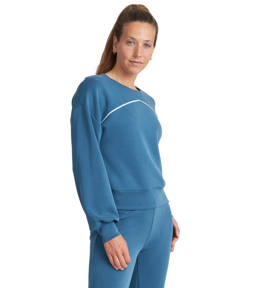 Thrive Societe Piped Blouson Pullover Thrive Societe Piped Blouson Pullover