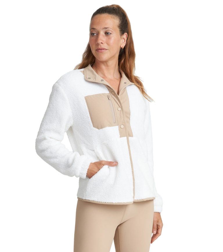Thrive Societe Sherpa Snap Jacket
