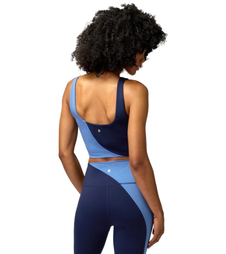 Indie Color Block Crop Tank