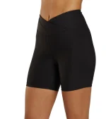 V-Waist Biker Shorts