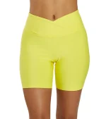 V-Waist Biker Shorts