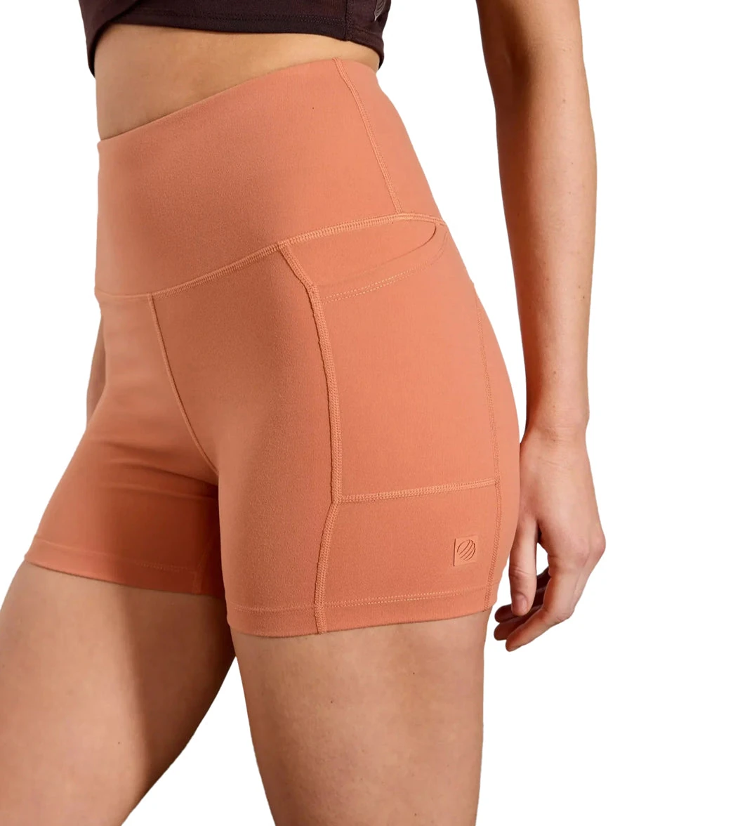 MPG Sport Velocity High-Rise Side Pocket Short 4" Peached MPG Sport Velocity High-Rise Side Pocket Short 4" Peached