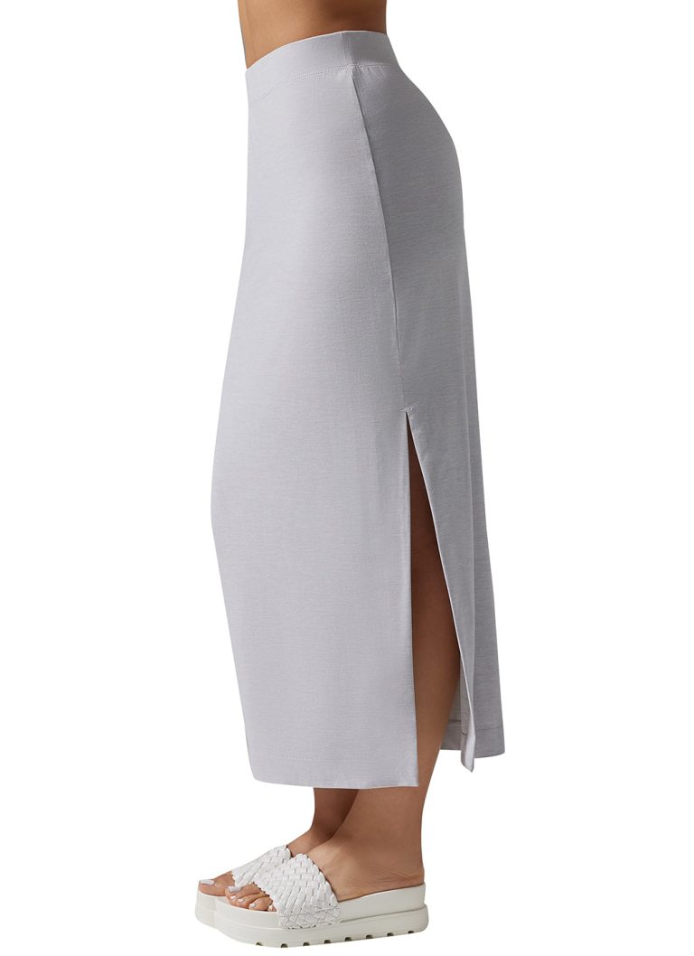 Brushed Tec Knit Midi Skirt