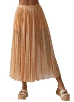Pleated Active Coverup Skirt