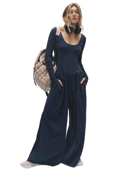 FP Movement Hot Shot Wide Leg Onesie Jumpsuit FP Movement Hot Shot Wide Leg Onesie Jumpsuit