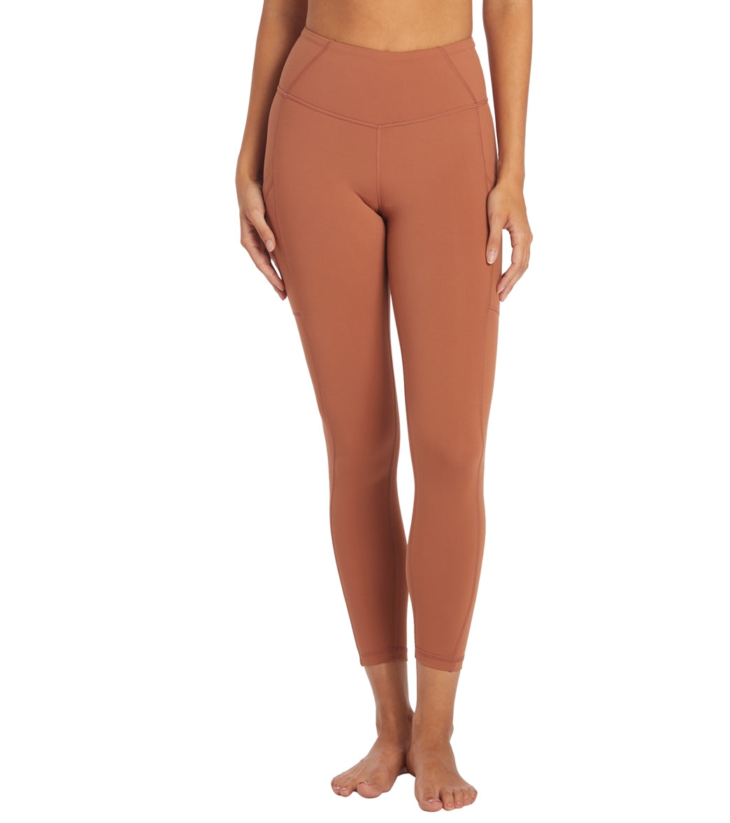 define leggings electa leggings terra colour with pockets