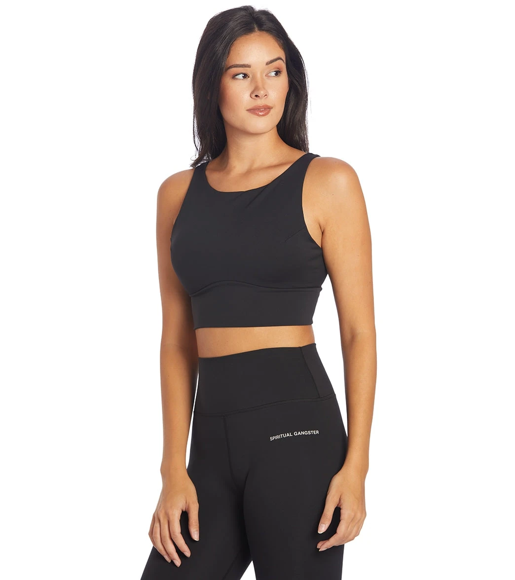 white boob tube worn in hot yoga class